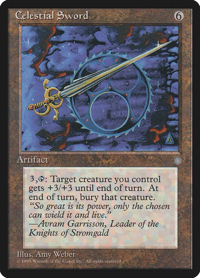 Celestial Sword - Ice Age - Magic: The Gathering