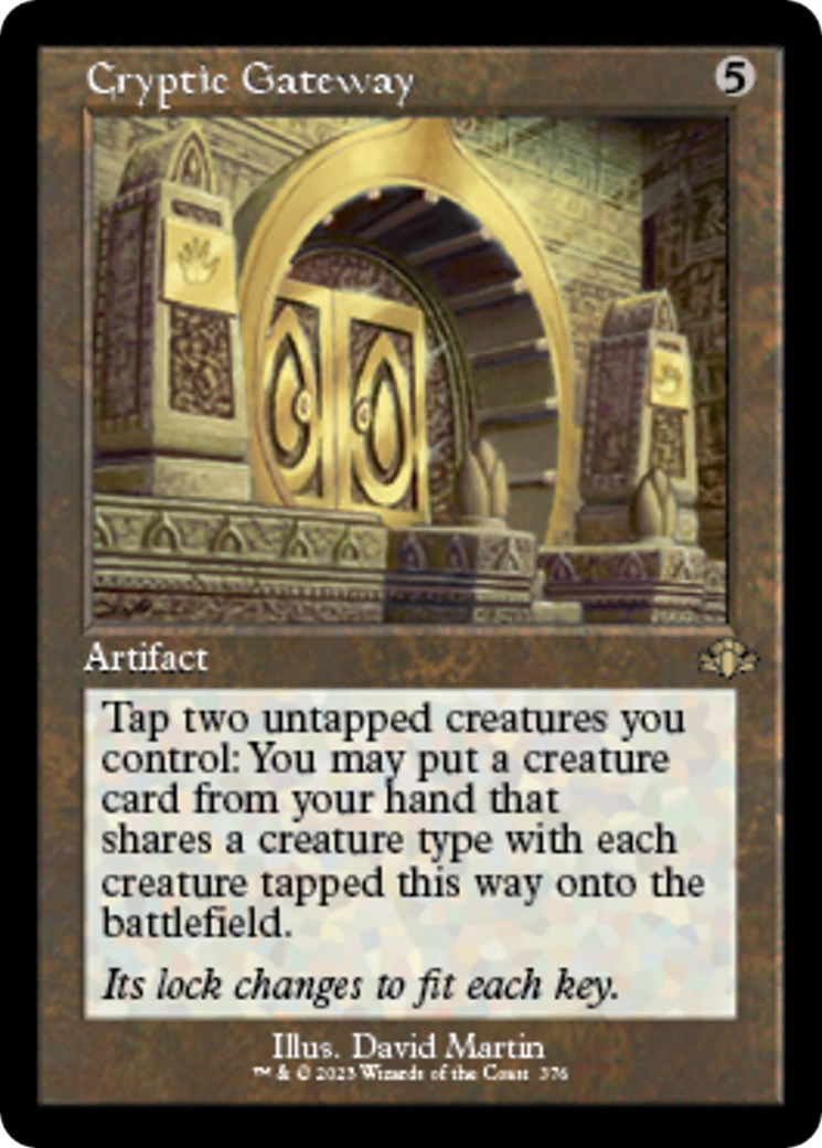 Cryptic Gateway (Retro Frame) - Dominaria Remastered - Magic: The Gathering