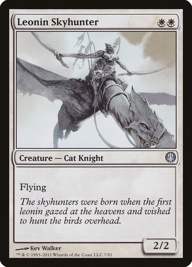 Leonin Skyhunter - Duel Decks: Knights vs. Dragons - Magic: The Gathering