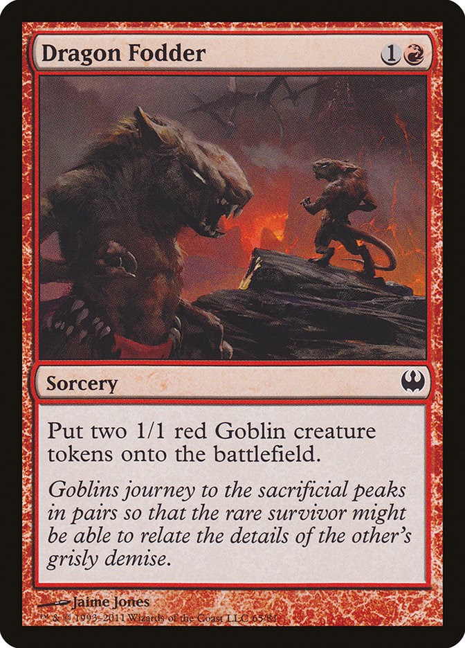 MTG Dragon Fodder Dragons Of Tarkir 135/264 Regular Common X4