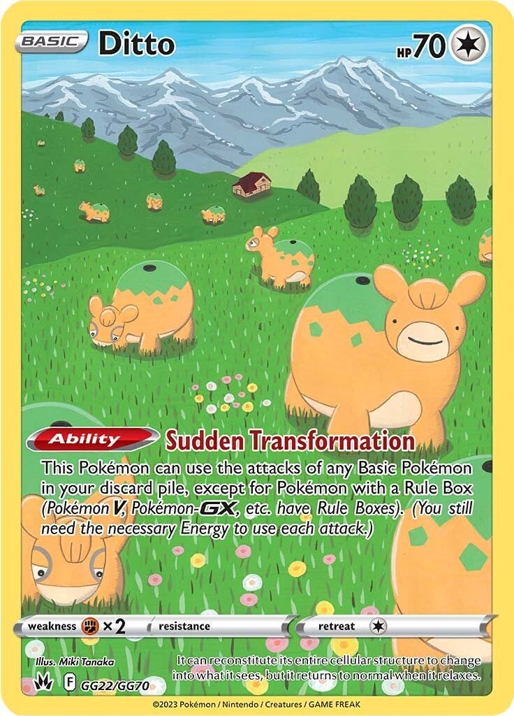 Pokemon Go Ditto Indonesian Card TCG English Rare NM-Mint