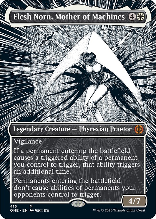 Elesh Norn, Mother of Machines (Borderless) - Phyrexia: All Will 