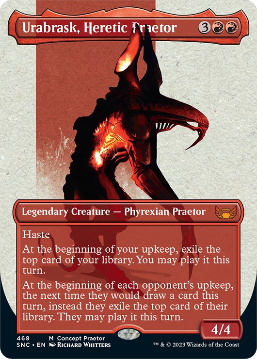 Urabrask, Heretic Praetor (Concept Praetor) - Phyrexia: All Will