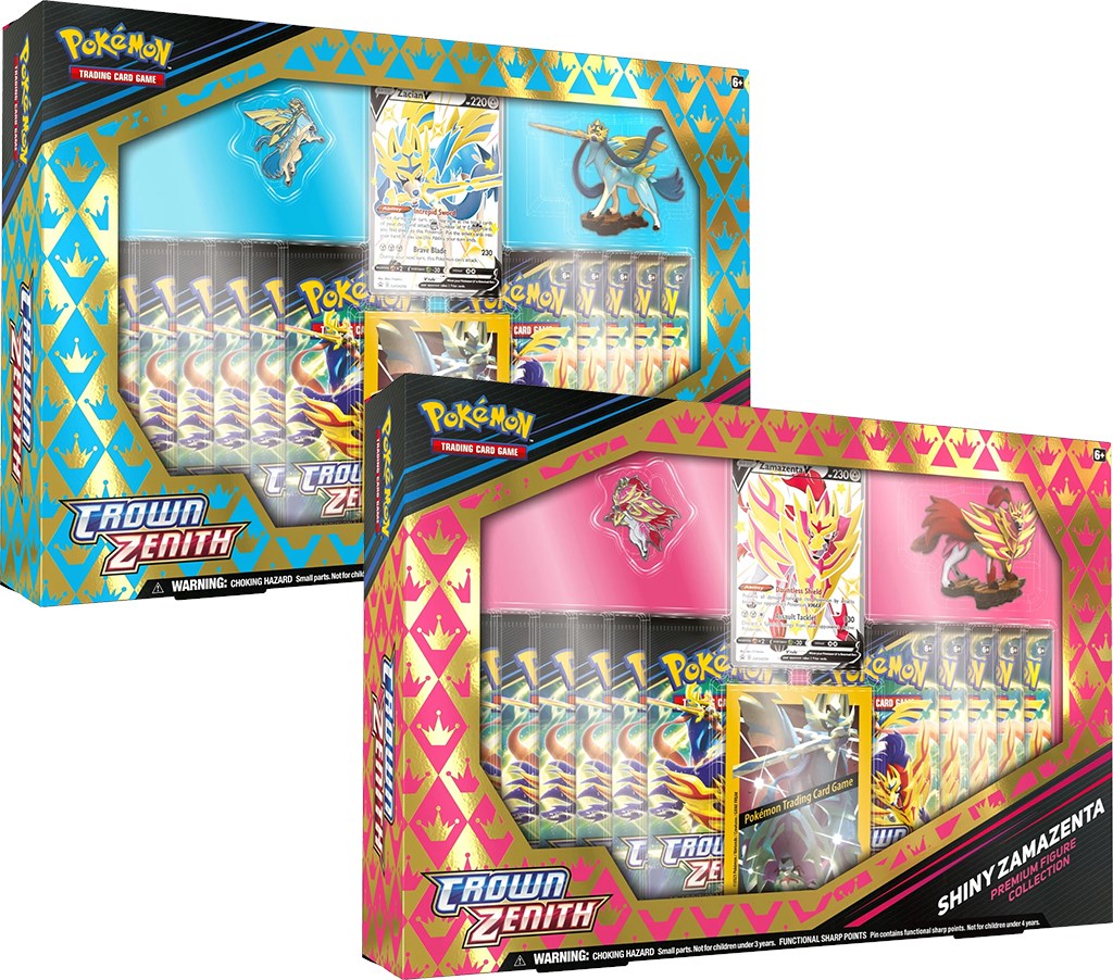  Pokemon Crown Zenith Shiny Zamazenta Premium Figure Collection  : Toys & Games