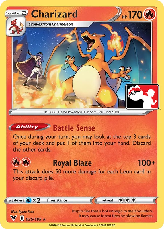Charizard card artwork