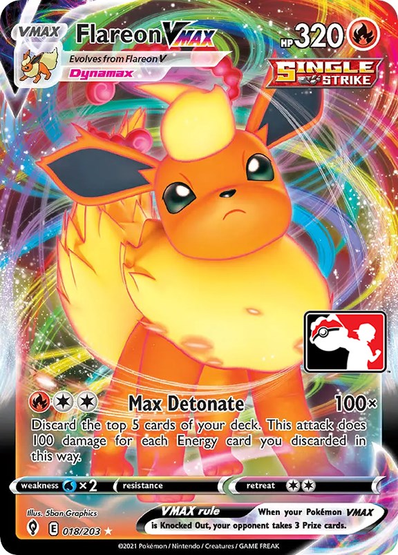 Flareon VMAX card artwork