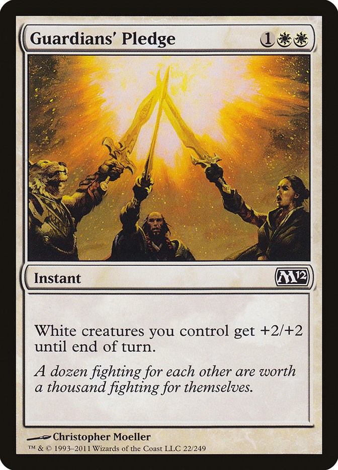 Guardians' Pledge - Magic 2012 (M12) - Magic: The Gathering