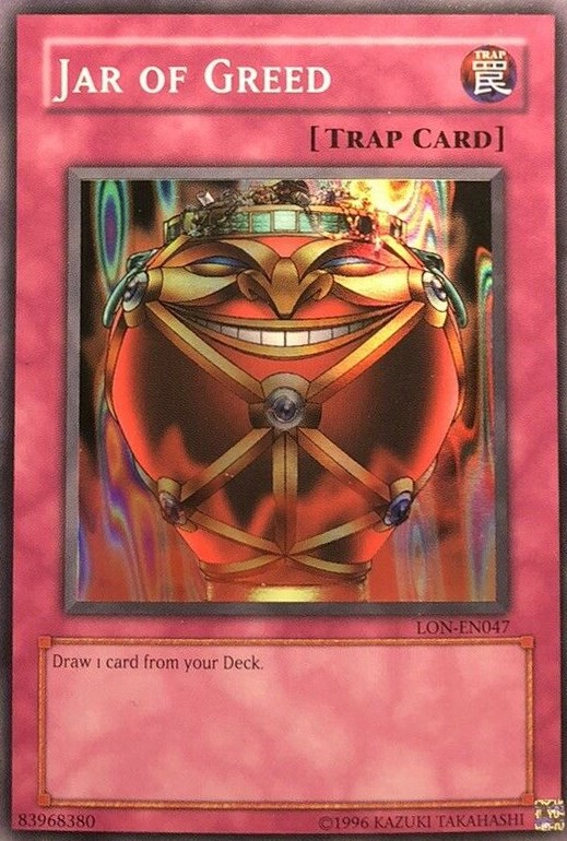 Yu-Gi-Oh! card Jar of Greed