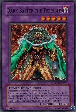 Yu-Gi-Oh! Carta - Dark Balter The Terrible (DB2-EN125) - Dark Beginnings 2 - Edizione Unlimited, Carta Singola