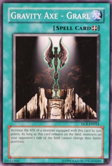 Carta Yu-Gi-Oh! Gravity Axe - Grarl BP02-EN143 - Hechizo De Equipo Común 1ª Edición, Aumenta 500 ATK