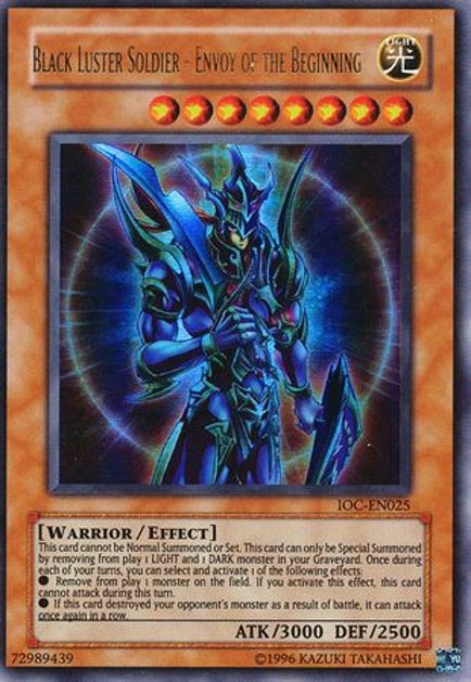 Black Luster Soldier - Envoy of the Beginning - Invasion of Chaos (25th  Anniversary Edition) - YuGiOh