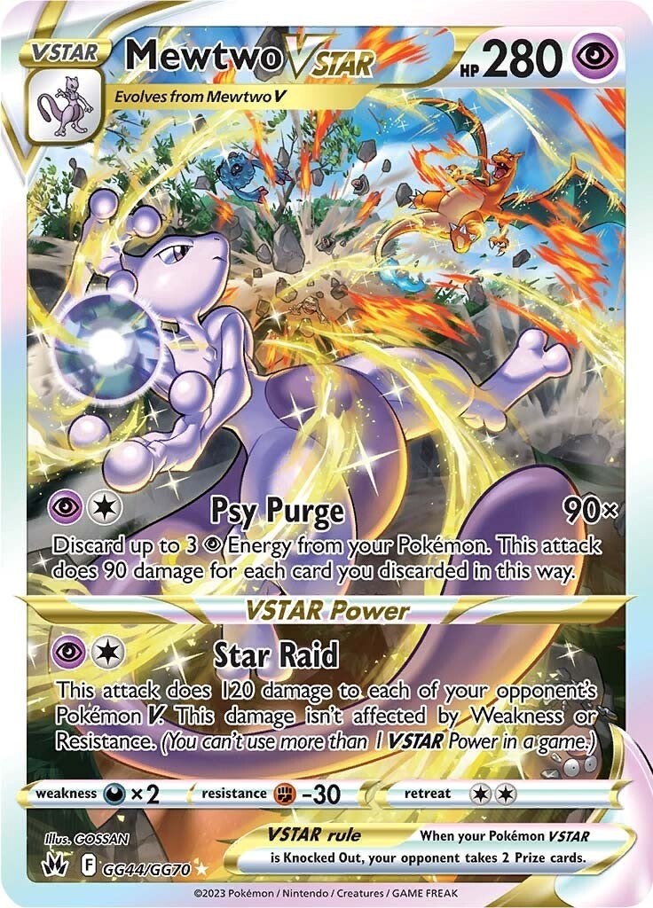 Pokémon TCG - Pokémon GO Set Preview: Mewtwo VSTAR Gold