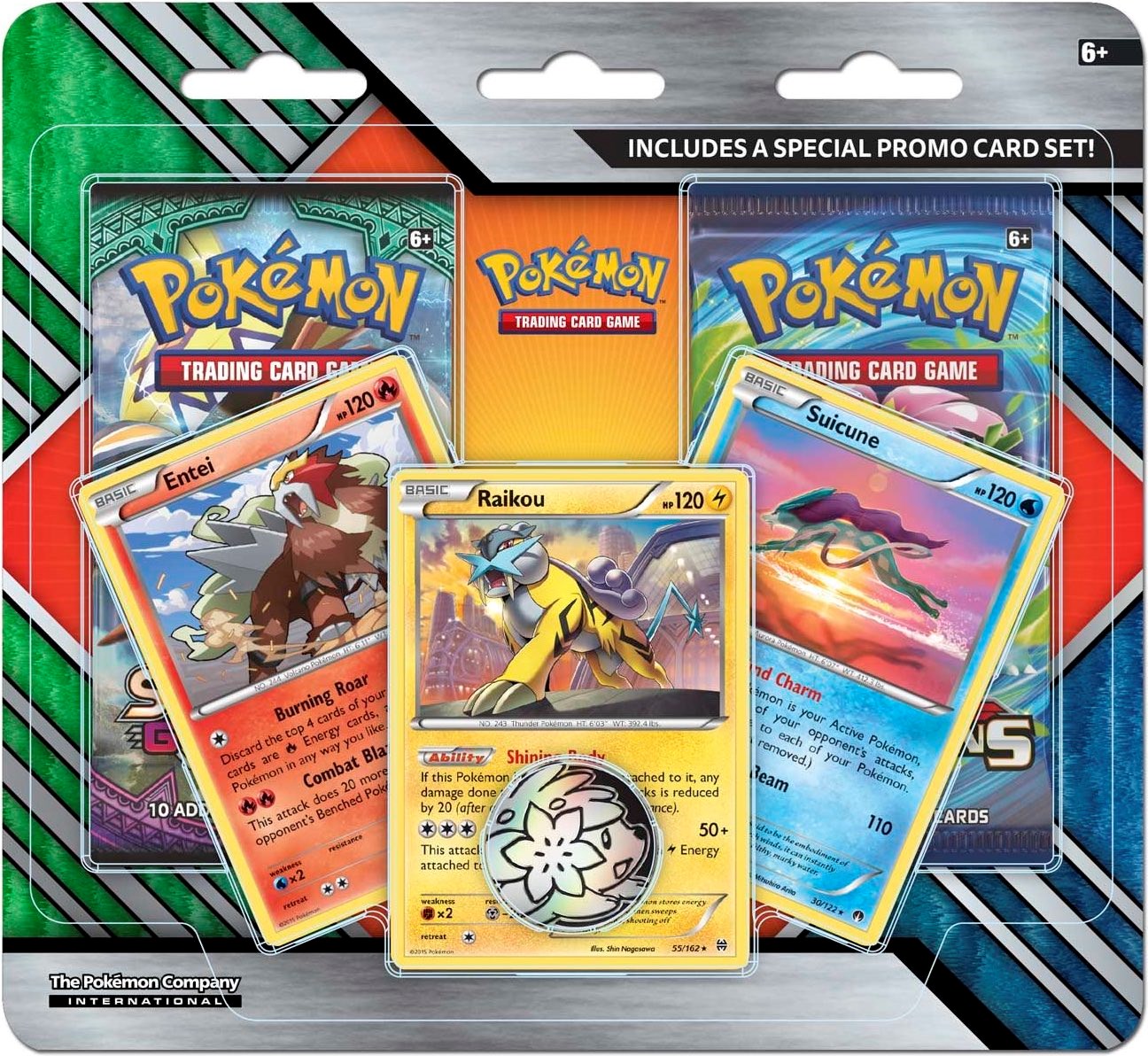 Best Buy: Pokémon Collector's Pin 3-Pack Blister (Raikou, Entei, or Suicune)  Trading Cards Styles May Vary 80295