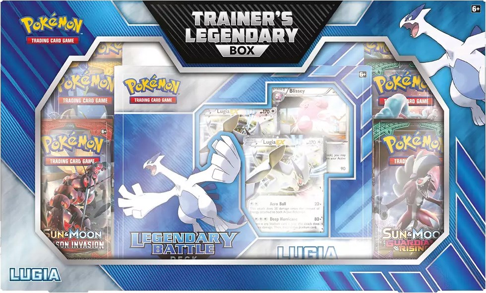 Pokemon TCG: Sun & Moon - Lugia Trainer's Legendary Collection Box – TBC  Games