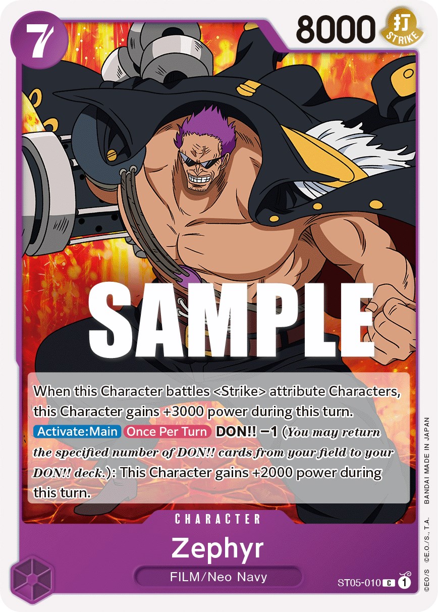 Zephyr - ST05-010 - NM - One Piece TCG