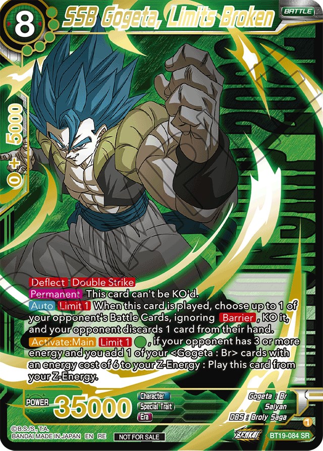 SSB Gogeta, Limits Broken