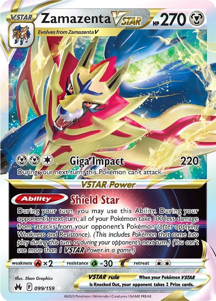 Zacian V and Zamazenta V Special Art Rares from VSTAR Universe