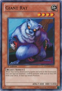 Giant Rat - Starter Deck: Dawn of the Xyz - YuGiOh