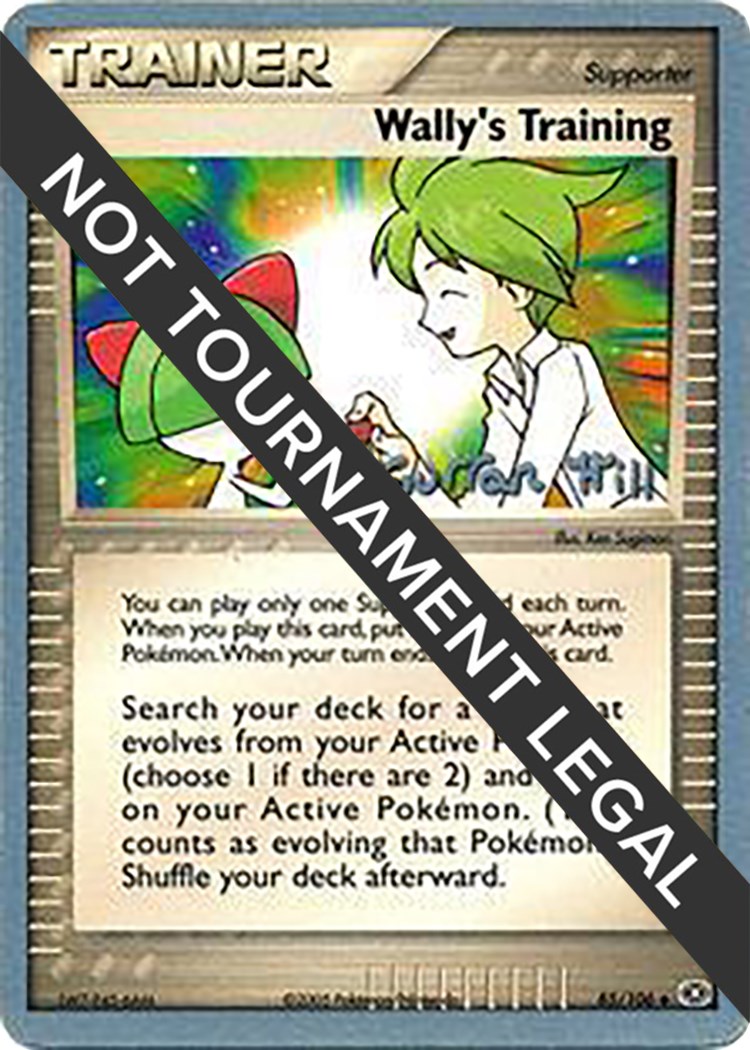 Wally's Training 2005 (Curran Hill) World Championship Decks Pokemon