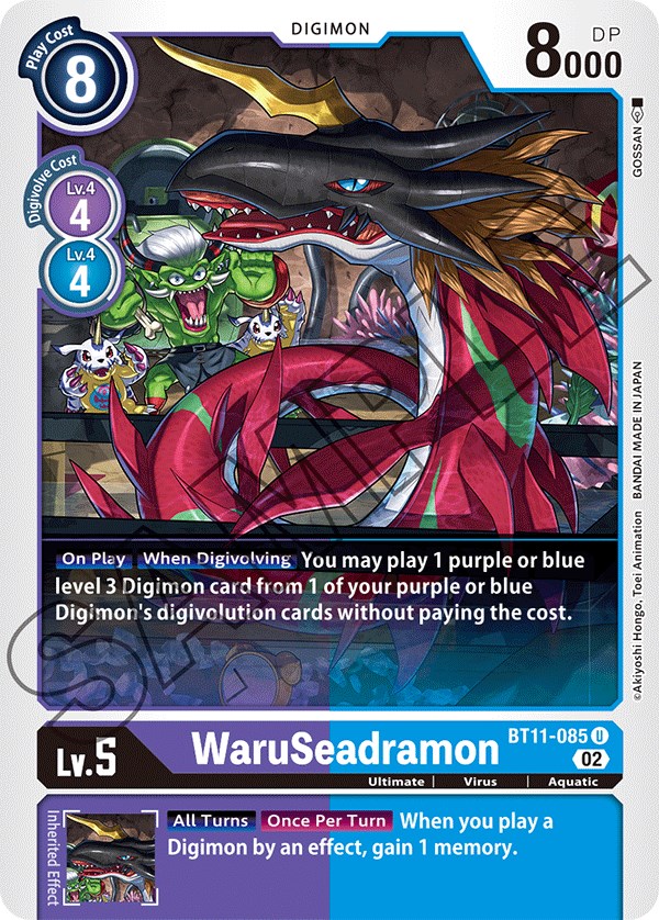 WaruSeadramon - Dimensional Phase - Digimon Card Game