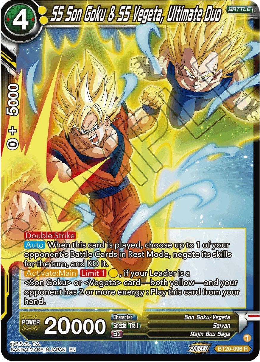 Double Shot Super Saiyan 2 Vegeta - Judge Promotion Cards - Dragon Ball  Super CCG