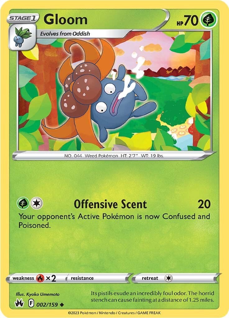 Gloom Card Pokemon