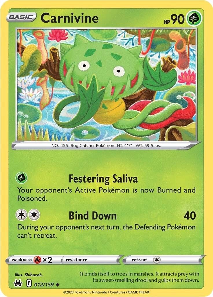 Carnivine card artwork