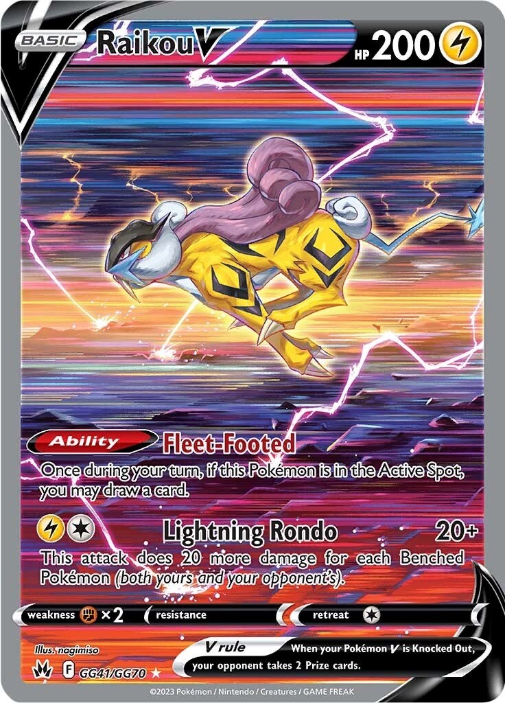 Pokemon cards Raikou V 218/172 SAR s12a VSTAR UNIVERSE Alt art