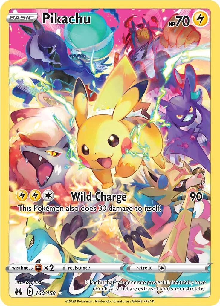 Zombie Pikachu VMAX Custom Full Art Holo Trading Card 