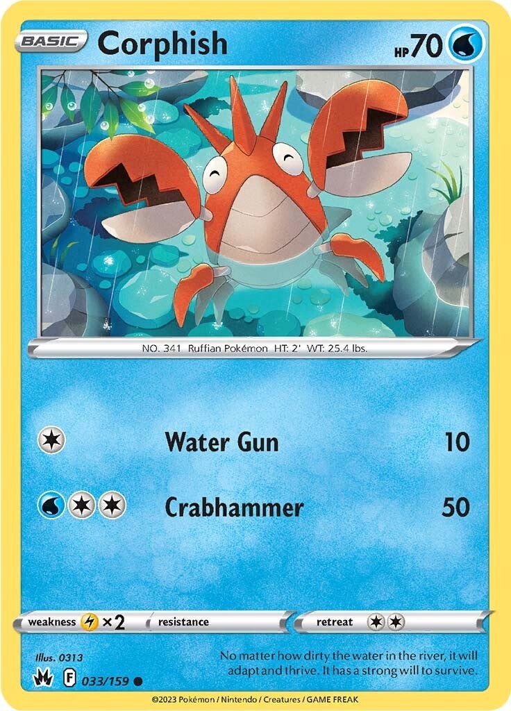 Corphish card artwork