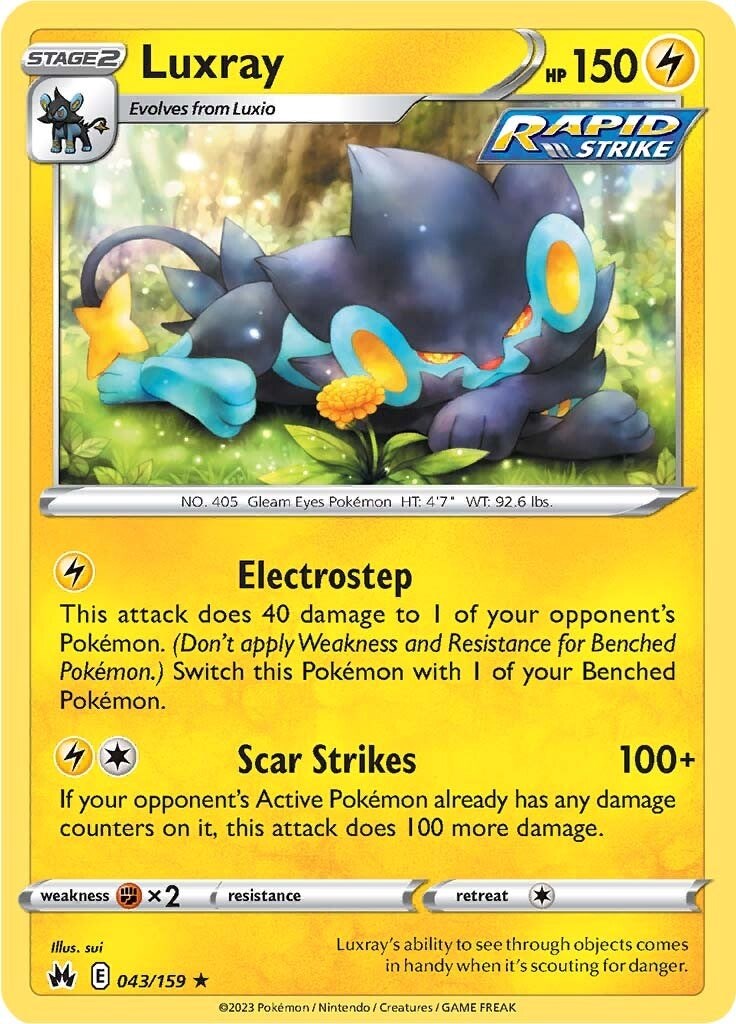 Luxray card artwork