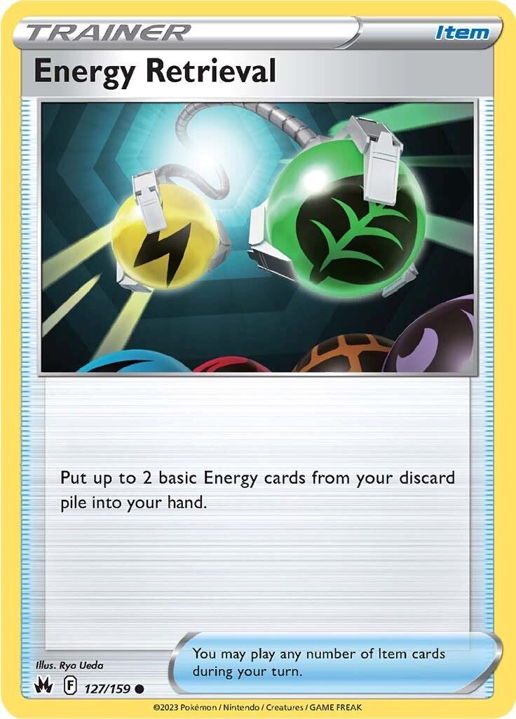 Energy Retrieval Crown Zenith Pokemon