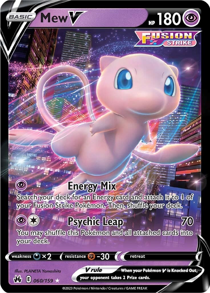 The Cards Of Pokémon TCG: Crown Zenith Part 11: Mew V