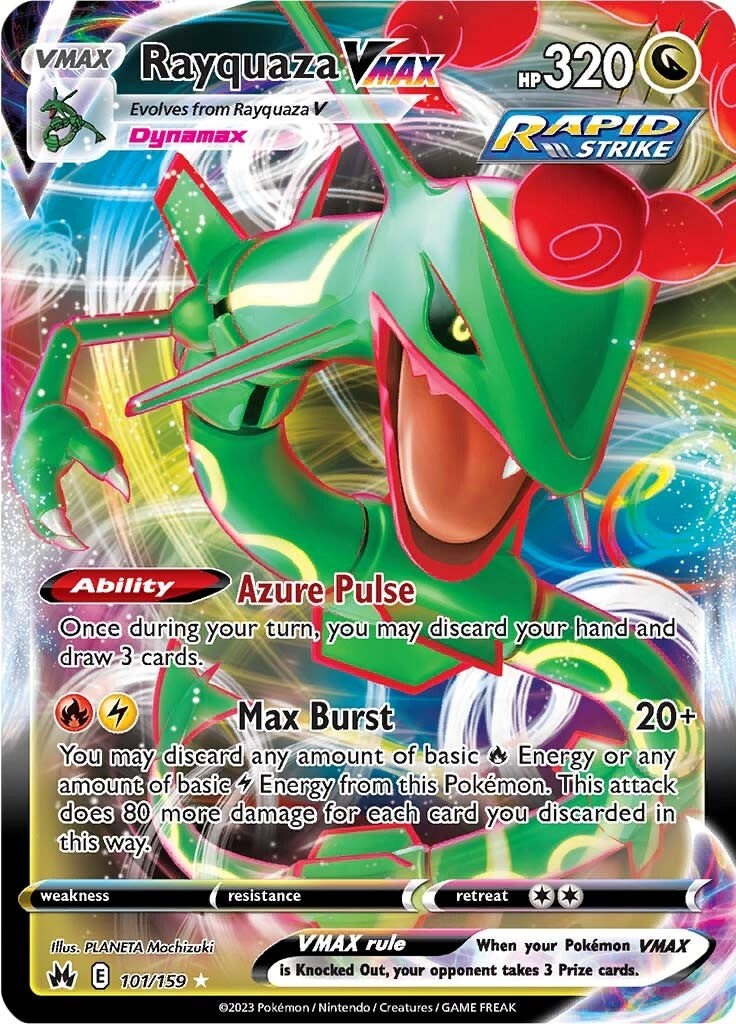 Rayquaza VMAX CRZ 102  Pokemon TCG POK Cards