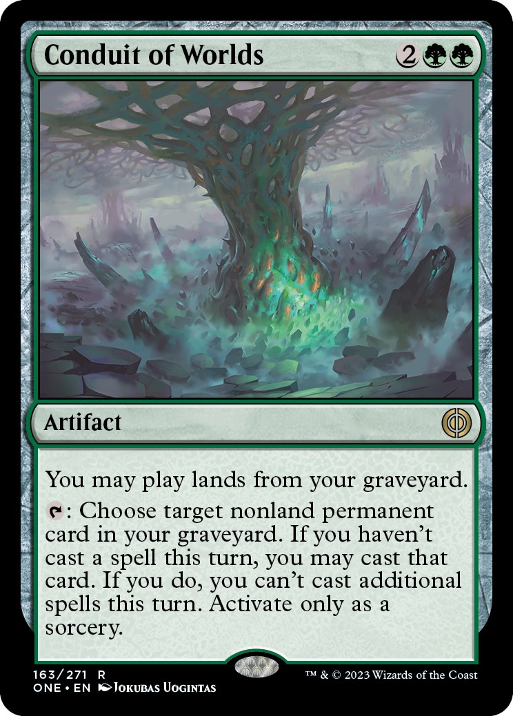 Conduit of Worlds Phyrexia All Will Be One Magic The Gathering