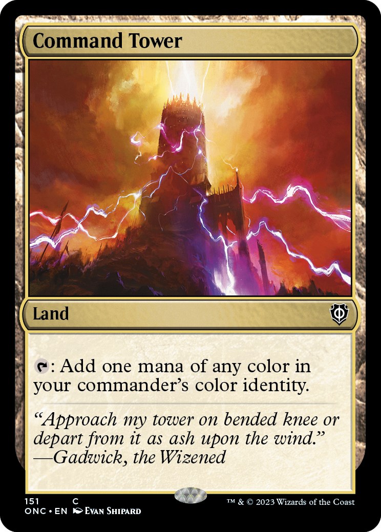 Command Tower - Commander: Phyrexia: All Will Be One - Magic: The Gathering