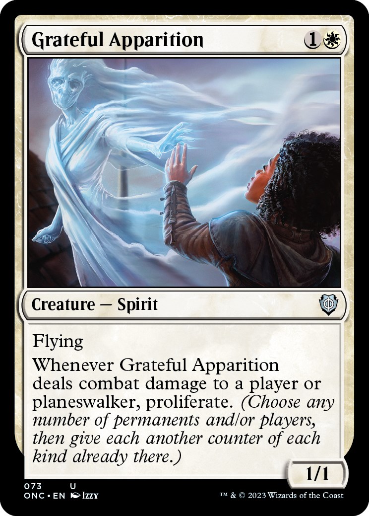 Grateful Apparition - Commander: Phyrexia: All Will Be One - Magic: The ...