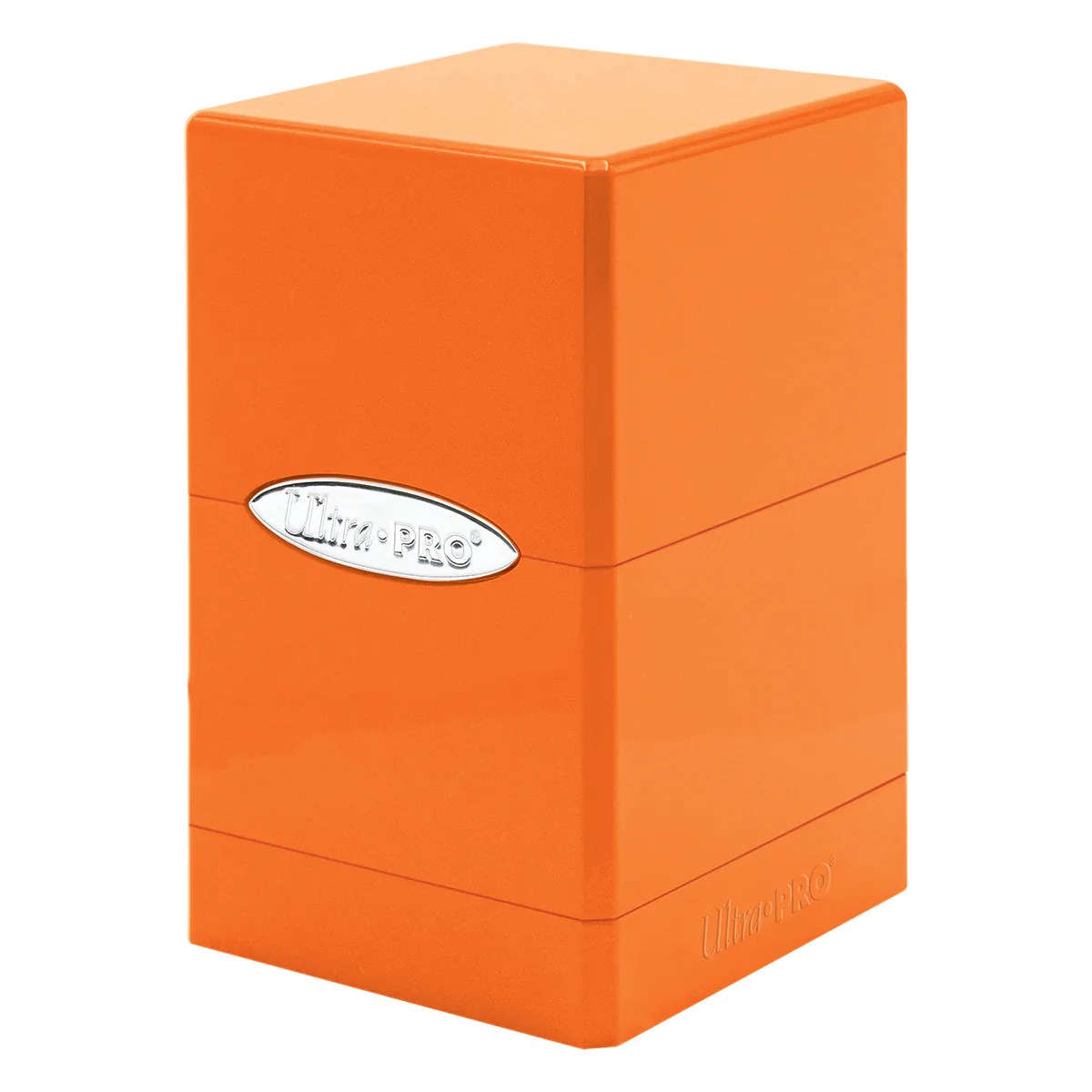 Satin Tower HiGloss Pumpkin Orange Ultra Pro Deck Boxes Deck Boxes