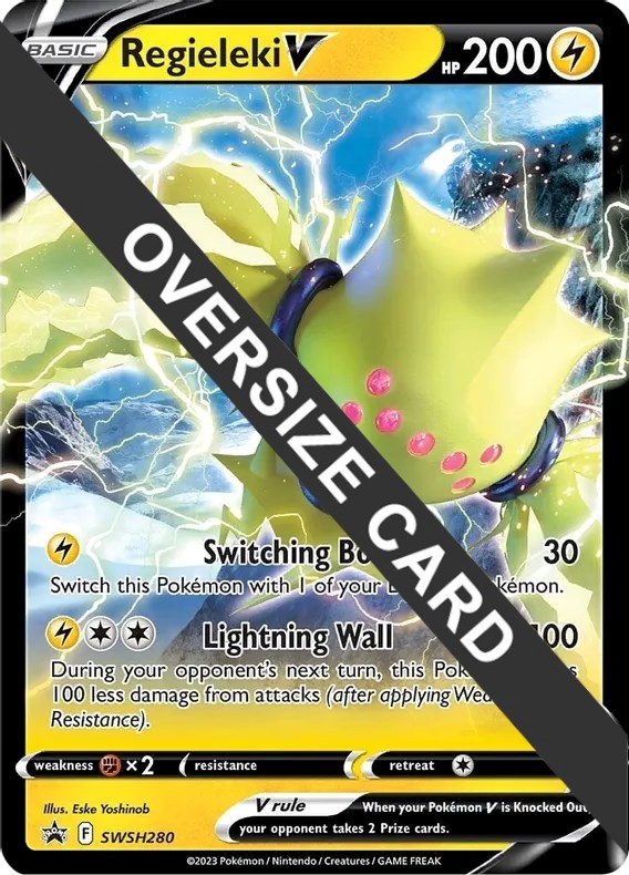 Original carta Pokemon Regieleki V Extragrande em Promoção na