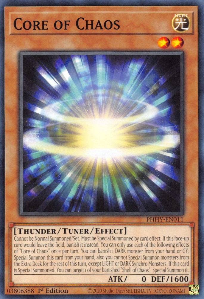 Core of Chaos Photon Hypernova YuGiOh