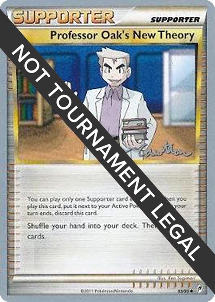 Professor Oaks New Theory 2011 Ross Cawthon World Championship Decks Pokemon 1305