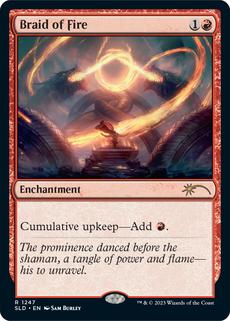 Braid Of Fire 1247 Secret Lair Drop Series Magic The Gathering