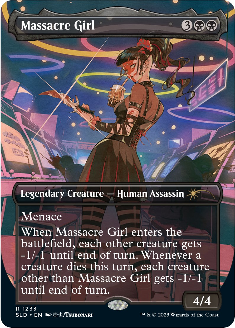 Massacre Girl Secret Lair Drop Series Magic The Gathering 