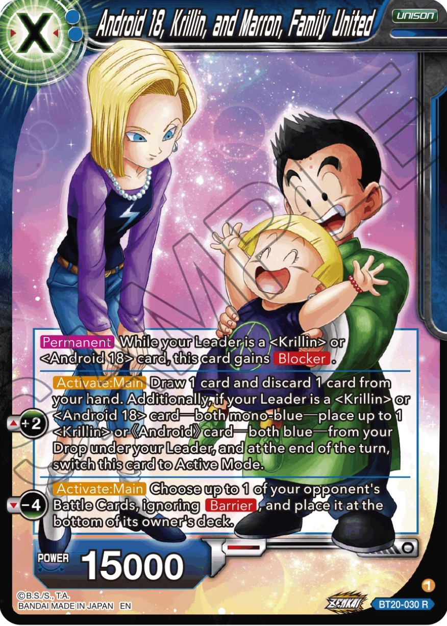 2023 CARD DRAGON BALL Z5 #009 KRILLIN ANDROID 18 MARON TCG PERU Edition DBZ