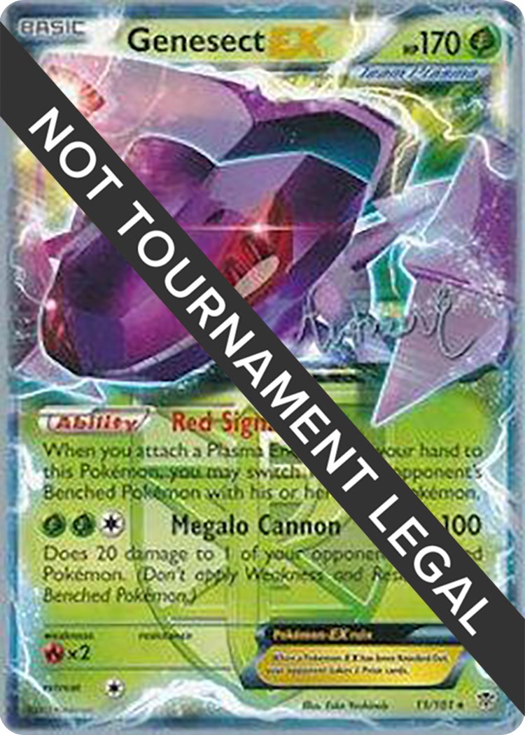 Verified Genesect-EX - Plasma Blast by Pokemon Cards