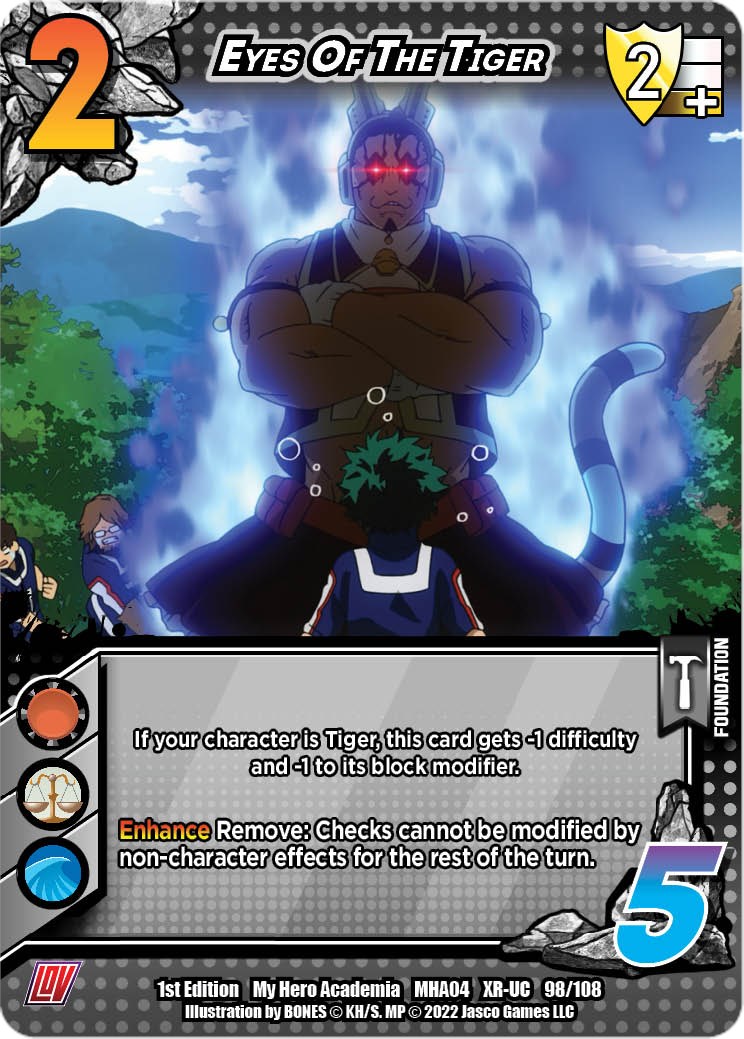 Eyes of the Tiger (XR) UniVersus My Hero Academia League of