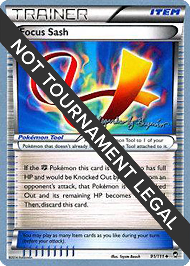 Focus Sash 2015 (Alejandro NgGuzman) World Championship Decks