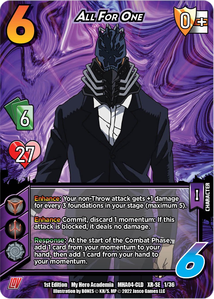 My Hero Academia CCG, Series 4: League of Villains — Jasco Games