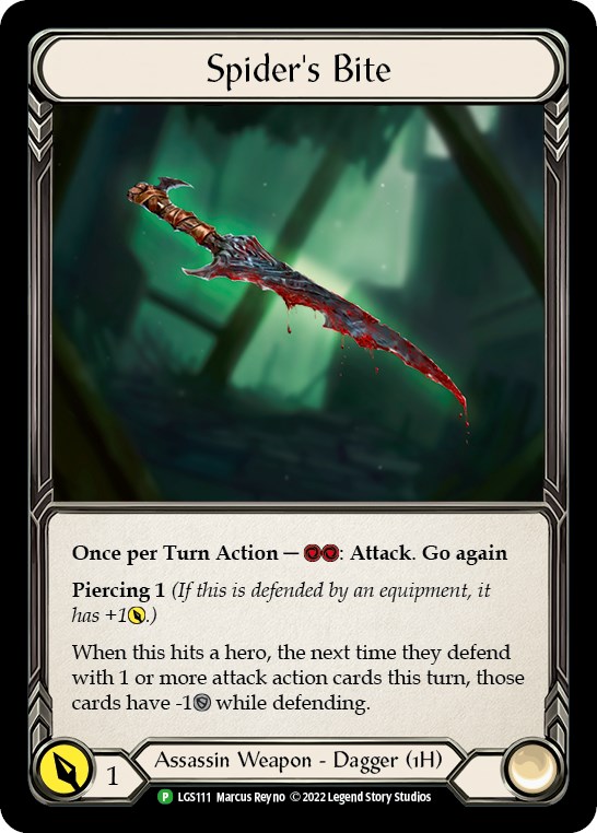 Spider's Bite - Flesh and Blood: Promo Cards - Flesh and Blood TCG