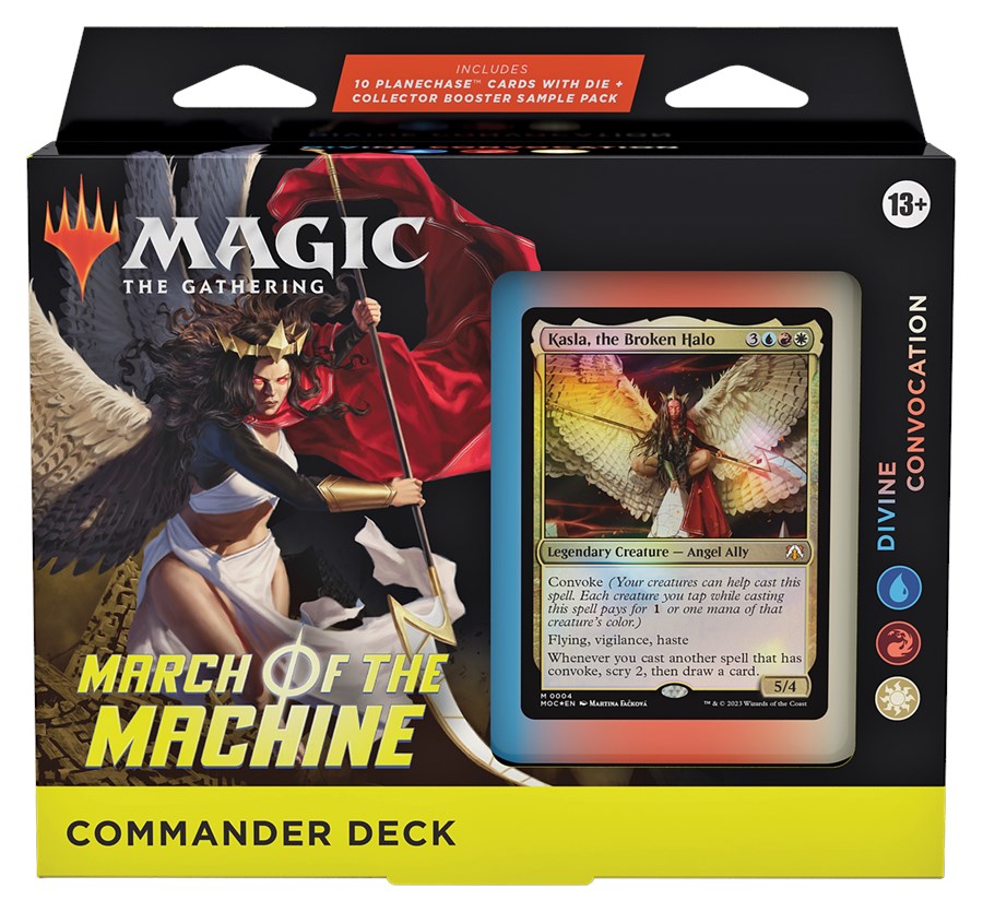 March Of The Machine Commander Deck - Divine Convocation - Commander ...